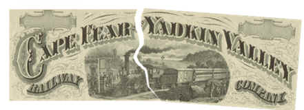 Map showing the CF&YV split at Sanford