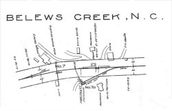 Track Diagram for Belews Creek from ICC Valuation 1916
