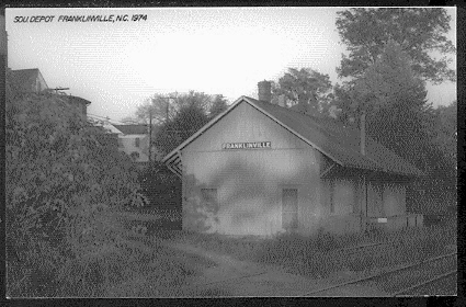 Franklinville station Connor 1974 (93530 bytes)