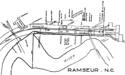 Ramseur Map ca 1916 (26429 bytes)
