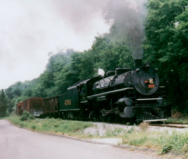 Southern Railway 4501 Mikado in Chattanooga, TN May, 1998